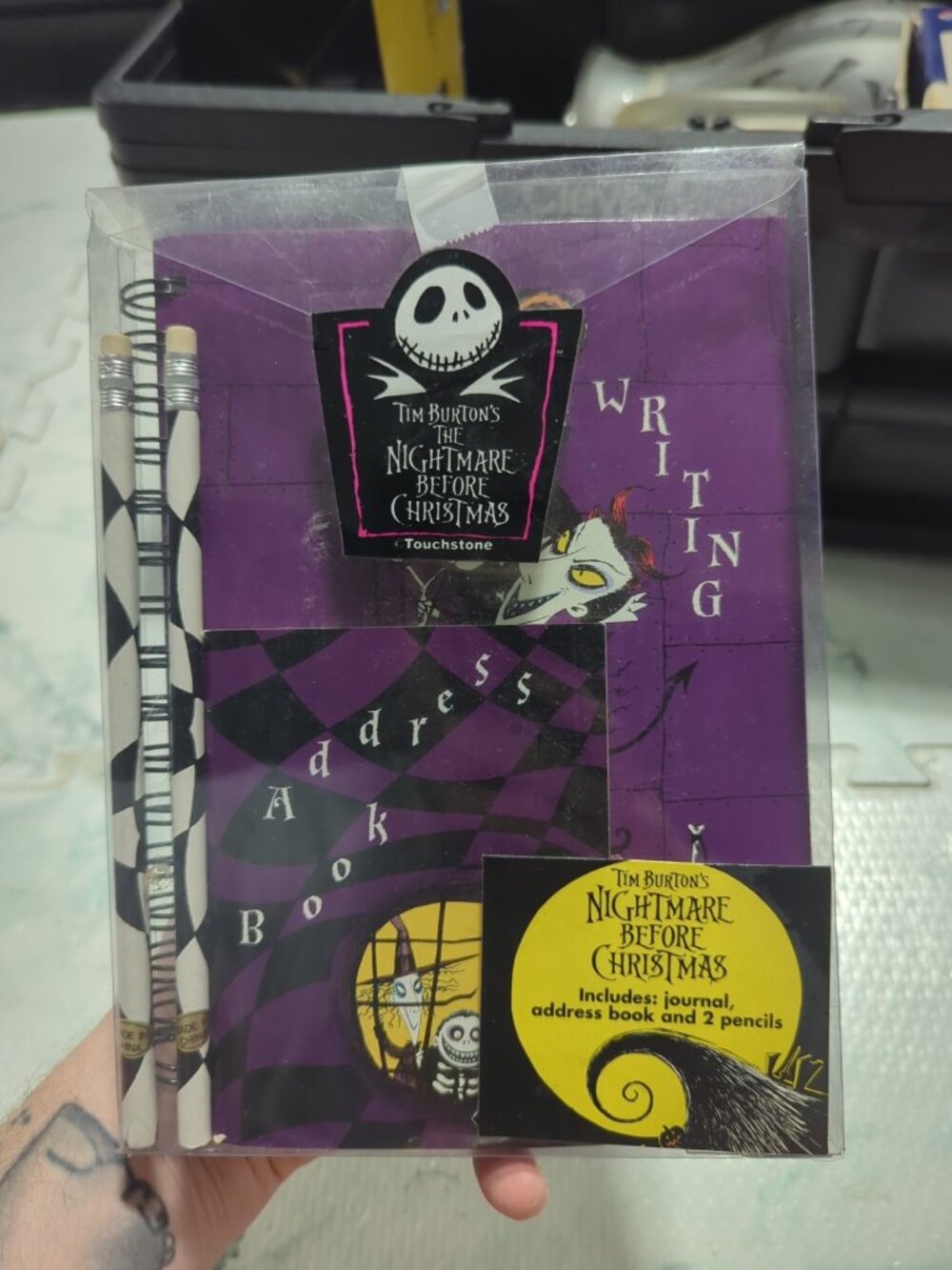 The Nightmare Before Christmas Journal Address Book Pencil Set